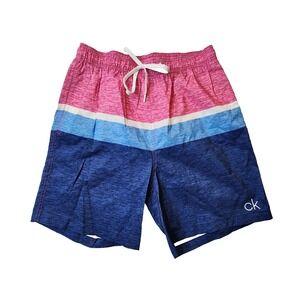 Calvin Klein Men's Colorblock Volley Swim Short Multicolor Size Small NWT